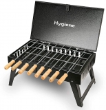 Hygiene Suitcase Charcoal Barbeque Grill Tandoor Paneer Tikka Chicken Fish Kabak Kebab Outdoor Coal Barbecue Foldable for Home