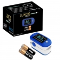 Vaku Luxos ® Swadesi DV-P01 Pulse Oximeter Finger Blood Oxygen SpO2 Monitor FDA CE Approved (Blue) -Make in India