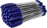 Amazon Brand – Solimo Ball Pens, 0.7mm, Blue, Set of 40