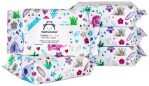 Amazon Brand – Mama Bear Cleansing Baby Wet Wipes – 72 wipes/pack (Pack of 5)