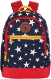 Gear Eco Red Star Kids 15″ 13 Ltrs Navy Blue School Backpack (BKPECORDB1505)