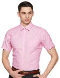 Diverse Men’S Solid Regular Fit Formal Shirt (Dcmfh02Rc17Ka2-739C_Pink_40)