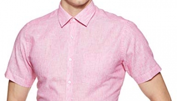 Diverse Men’S Solid Regular Fit Formal Shirt (Dcmfh02Rc17Ka2-739C_Pink_40)