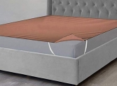 Fun Homes Self Design Pvc Waterproof King Size Mattress Protector/Baby Plastic Sheet Protector (Brown, Standard, 78″” X72)