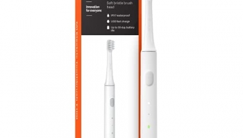 Mi Rechargeable Electric Toothbrush T100 With Dual Pro Mode & Usb Fast Charging (White)