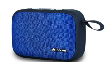 Ptron Newly Launched Musicbot Lite 5W Mini Bluetooth Speaker With 6Hrs Playtime, Immersive Sound, 40Mm Driver, Bt5.1 With Strong Connectivity, Portable Design, Integrated Music And Call Control (Blue)
