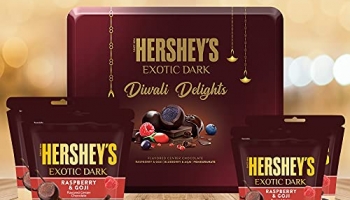 Hershey’S Exotic Dark – Diwali Delights Gift Pack Raspberry & Goji 266G, Chocolate