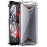 Plus Ultra Clear Slim Tpu Shockproof Anti-Slip Grip Soft Back Cover Case For Nubia Red Magic 3 (Transparent)