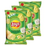 Lay’S Potato Chips – American Style Cream & Onion Flavour , 90G/100G/104G( Pack Of 3) (Weight May Vary)