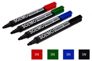 Amazon Brand – Solimo Permanent Marker Set (20 Pieces, Black-5, Blue-5, Red-5, Green-5