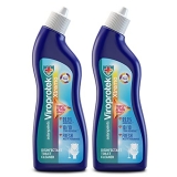 Asian Paints Viroprotek Xtremo Disinfectant Toilet Cleaner Liquid, Kills 99.9% Germs*, Fresh Misty Fragrance – 1L Bottle (Pack Of 2)