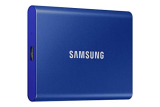 Samsung T7 1Tb Up To 1,050Mb/S Usb 3.2 Gen 2 (10Gbps, Type-C) External Solid State Drive (Portable Ssd) Blue (Mu-Pc1T0H)