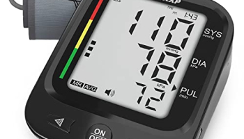 Beatxp Bp Machine – Fully Automatic Bp Monitor Large Cuff Size – Memory Feature With Pulse Rate Detection – 1 Yr Warranty – Large Display Size (Black)