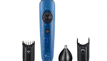 Syska Ht950 Beardpro Corded And Cordless Trimmer With Fast Charge, 120 Min Runtime, From Head To Nose, 360 Degree Grooming