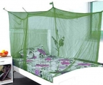 Divayanshi Mosquito Net Olive Polycotton 3X6.5 Insect Protection Net