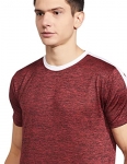 Fusefit Men’S Regular T-Shirt (Ffa-Mt092-01-L-999_Red Mel L)