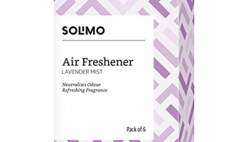 Amazon Brand – Solimo Air Freshener Pocket Lavender Mist, Pack Of 6