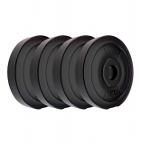 Koxtons Amazon Brand – Koxtons 20 Kg (5 Kgx4) Free Weights Combo, Pvc, Black