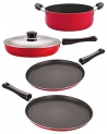Nirlon Aluminium Nonstick Cooking Set Of 4 Pieces Combo Offers (Ft11_Ft13_Fp13_Cs24)