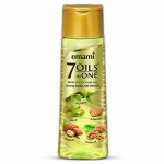 Emami 7 Oils In One | Non Sticky & Non Greasy Hair Oil | 20 Times Stronger Hair | Nourishes Scalp | Free Of Sulphates, Parabens And Chemicals | With Goodness Of Almond Oil, Coconut Oil, Argan Oil And Amla Oil – 500Ml