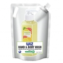 Wiz Hand & Body Wash 2In1 Refill, Aloe Vera & Almond Extract, Almond Extract, Sunrise Lemon 1.5L, Paraben Free, Germ Fighter, Moisturiser