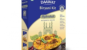 Daawat Biryani Kit Hyderabadi | Authentic Recipe | Ready In 30 Min | Ready To Cook 334 Gm