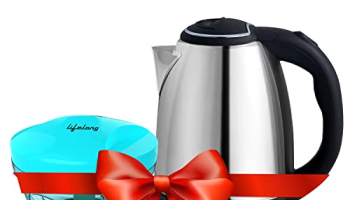 Lifelong Llekc01 Stainless Electric Kettle 1.5 Litre 1500W For Boiling Water, Making Tea And Coffee Etc. And Mini Chopper Combo For Kitchen, 1 Year Manufacturer’S Warranty