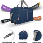 Provogue (Expandable) Pro-56L Travel Bag Waterproof Polyester Lightweight 50 L Luggage With 2 Wheels Duffel With Wheels (Strolley)