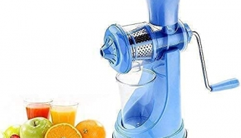 Pikha Hand Juicer For Fruits And Vegetables With Steel Handle Vacuum Locking System,Shake, Smoothies, Travel Juicer For Fruits And Vegetables,Fruit Juicer For All Fruits,Juice Maker Machine (Multi)