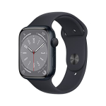 Apple Watch Series 8 [Gps 45 Mm] Smart Watch W/Midnight Aluminium Case With Midnight Sport Band. Fitness Tracker, Blood Oxygen & Ecg Apps, Always-On Retina Display, Water Resistant