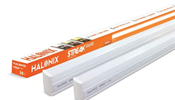 Halonix Streak Squar 20-Watt Led Batten (Pack Of 2, Warm White, Square)