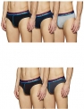 Euro Men’S Plain (Pack Of 5) Fusion Brief(5P) _Assorted_90 Cm (Color & Prints May Vary)