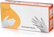 Twenoz Smooth Latex Rubber Medical Examination Disposable Hand Gloves (20, Medium, White)