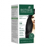 Biotique Bio Herbcolor 1N Natural Black, 50 G + 110 Ml (Conditioning Color No Ammonia)