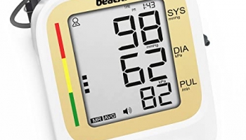 Beatxp Bp Machine – Fully Automatic Bp Monitor Large Cuff Size – Memory Feature With Pulse Rate Detection – 1 Yr Warranty – Large Display Size (White)