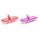 Signoraware Ice Cube Tray With Tpe Easy Release Base With Removable Lid, 14 Cubes, Bpa Free, Red + Signoraware Ice Cube Tray With Tpe Easy Release Base With Removable Lid, 14 Cubes, Bpa Free, Purple