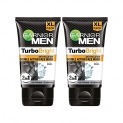 Garnier Men Turbo Bright Facewash – Charcoal Skin Brightening Facewash, 150Gm (Pack Of 2)