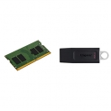 Kingston Kvr26S19S8/8 Valueram – Ddr4-8 Gb – So-Dimm 260-Pin – 2666 Mhz/Pc4-21300 – Cl19-1.2 V – Unbuffered – Non-Ecc & Datatraveler Exodia Dtx/32 Gb Pen Drive Usb 3.2 Gen 1 (Multicolor)