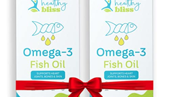 Healthy Bliss Omega-3 1000Mg Capsules With Fish Oil – Epa + Dha Enriched – 30Capsules (Buy 1 Get 1 Free) (60 Softgel)