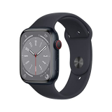 Apple Watch Series 8 [Gps + Cellular 45 Mm] Smart Watch W/Midnight Aluminium Case With Midnight Sport Band. Fitness Tracker, Blood Oxygen & Ecg Apps, Always- On Retina Display, Water Resistant