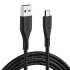Ptron Solero T241 2.4A Type-C Data & Charging Usb Cable, Made In India, 480Mbps Data Sync, Durable 1-Meter Long Usb Cable For Type-C Usb Devices – (Black)