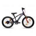 Vector 91 Rover 20T/Inches Single Speed With 10.5 Inches Frame Hybrid Bike For Boys ( Black & Turquoise , Ideal For : 7 To 9 Years , Brake: V Brake )