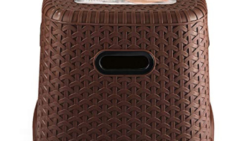 Cello Classic Perfect Posture Plastic Stool, Small, Brown