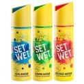 Set Wet Deodorant Spray Perfume, 150Ml (Cool, Charm And Mischief Avatar, Pack Of 3)
