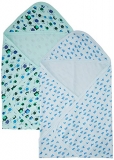 Amazon Brand – Solimo Hooded Baby Towel/ Wrapper, Pack Of 2 (508.0Mm L X 610.0Mm W)