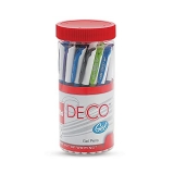 Cello Deco Gel Pen Set – Pack Of 25 (Blue)