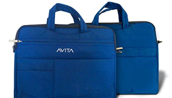Avita Laptop Bag/Compatible For All Laptops Up To 35.5 Cm/14″ | Polyester | Splash-Proof Laptop Case | Highly Durable Laptop Bag Cum Sleeve Case | 3-In-1 Laptop Sleeve | Blue, (Nt15A1Insb3N1-Bu)