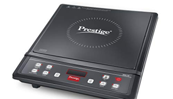 Prestige Iris 1.0 1200 Watt Glass Induction Cooktop With Push Button (Black)