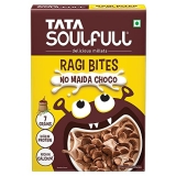Tata Soulfull Ragi Bites No Maida Choco, Breakfast Cereals, Yummy Chocolaty, 375G