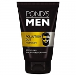 Pond’S Men Pollution Out Activated Charcoal Deep Clean Facewash, 100 G